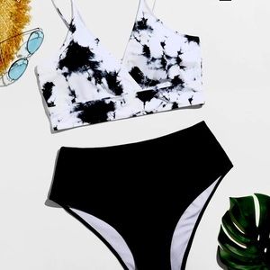 Marble SHEIN high wasted bikini!